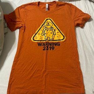 Disney Pixar Monsters Inc 2319 warning shirt